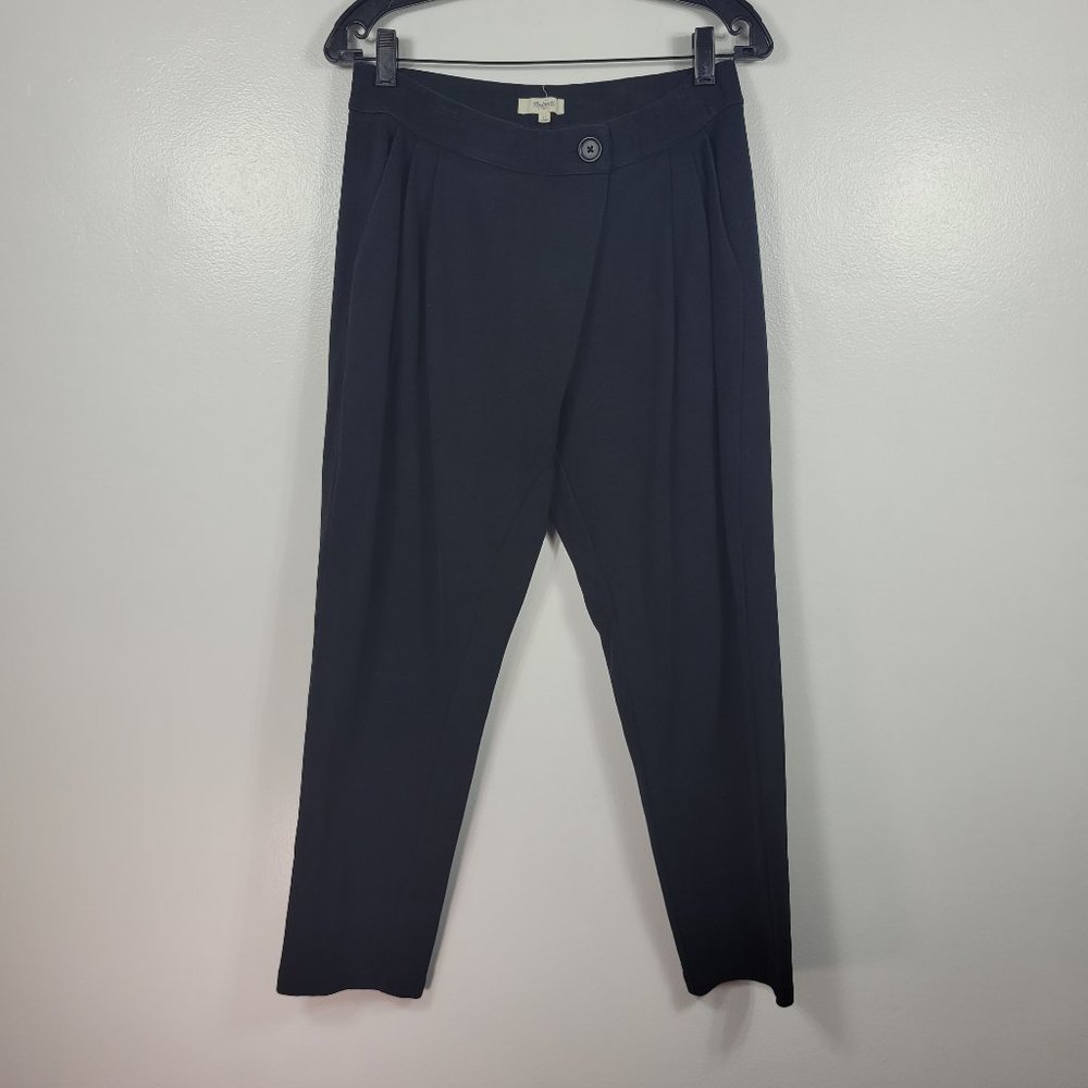 Madewell High Rise Ankle Pleated Trouser Pants